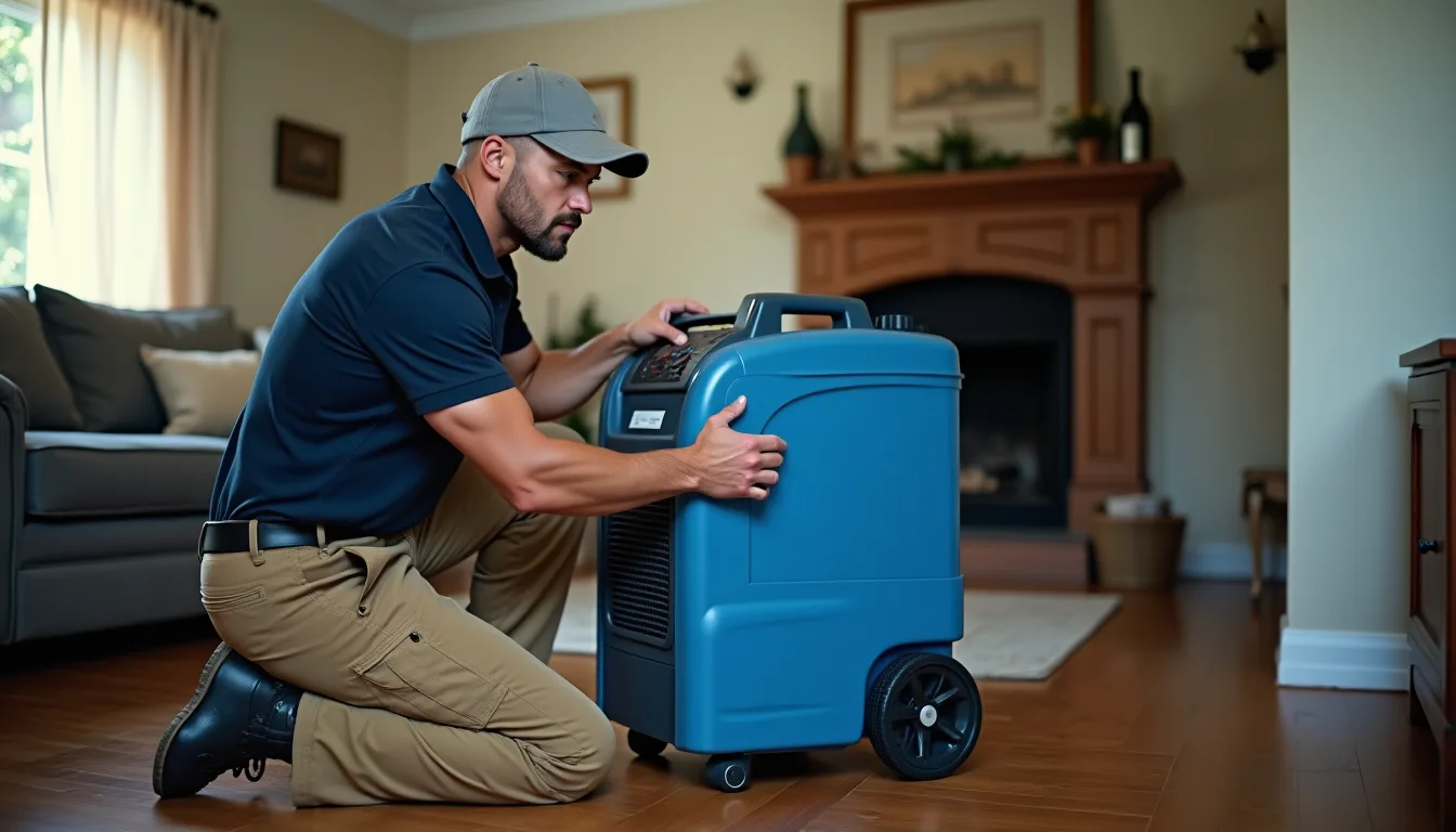 Water damage restoration service